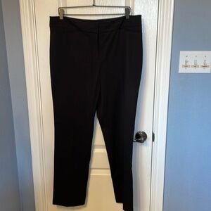 Ann Taylor business pants trousers black size 14 work office classic